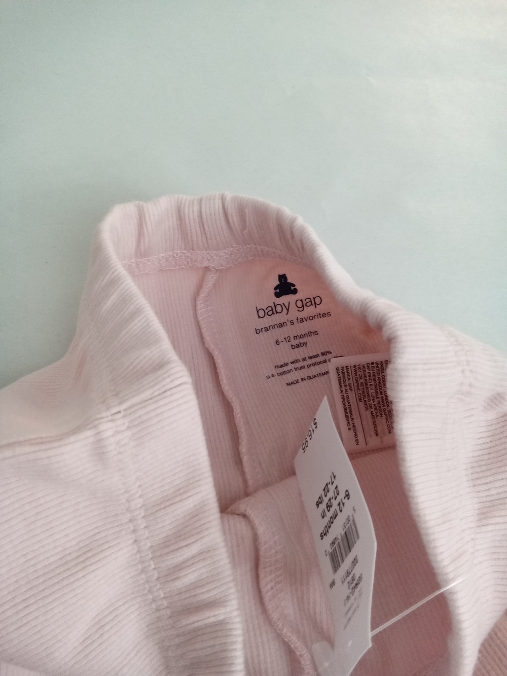 Baby Gap Baby Girls Pink Ribbed Ruffle Top & Flare Pants Set 6-12M NWT - Picture 9 of 12